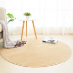 Grand Tapis Rond Beige | Mon Tapis Rond