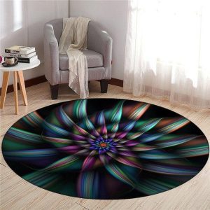 Grand Tapis Rond Coloré | Mon Tapis Rond
