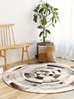 Image de tapis rond dans un salon