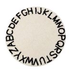 Tapis Rond Alphabet