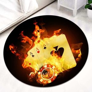 Tapis Rond Poker