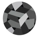 Tapis Rond Gris 160 cm