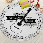 Tapis Rond Instruments Musique