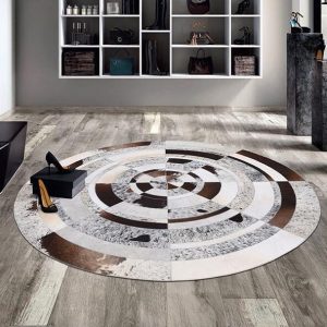 Tapis Cuir Rond | Mon Tapis Rond