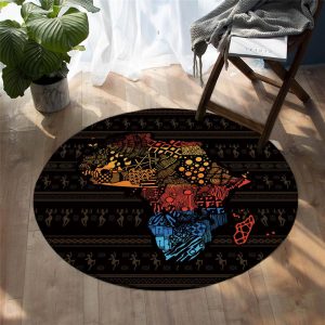 Tapis Rond Afrique | Mon Tapis Rond