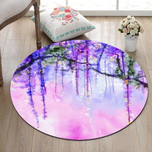 Tapis Rond Aquarelle | Mon Tapis Rond