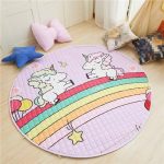 Tapis Rond Arc En Ciel | Mon Tapis Rond
