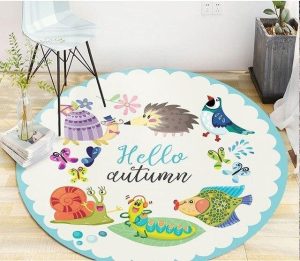 Tapis Rond Automne | Mon Tapis Rond