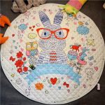 Tapis Rond Avec Des Cœurs | Mon Tapis Rond
