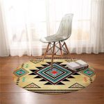 Tapis Rond Aztèque | Mon Tapis Rond