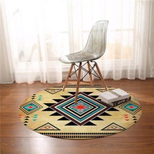 Tapis Rond Aztèque | Mon Tapis Rond