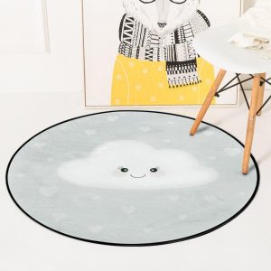 Tapis Rond Bébé Nuage | Mon Tapis Rond