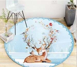 Tapis Rond Biche | Mon Tapis Rond