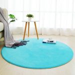 Tapis Rond Bleu Ciel | Mon Tapis Rond