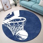 Tapis Rond Bleu Orient | Mon Tapis Rond