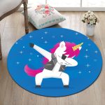 Tapis Rond Bleu Roi | Mon Tapis Rond