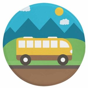Tapis Rond Bus | Mon Tapis Rond