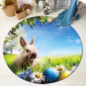 Tapis Rond Campagne | Mon Tapis Rond