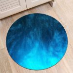 Tapis Rond Ciel Bleu | Mon Tapis Rond