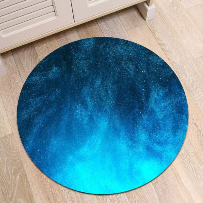 Tapis Rond Ciel Bleu | Mon Tapis Rond