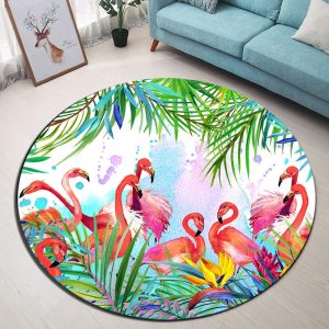 Tapis Rond Coloré Salon | Mon Tapis Rond