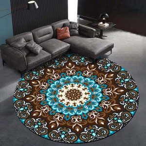 Tapis Rond Couleur Chocolat | Mon Tapis Rond