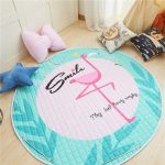 Tapis Rond Cyan | Mon Tapis Rond