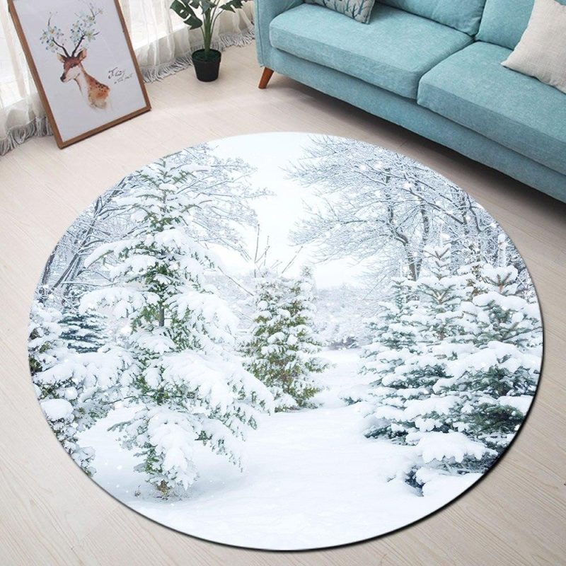 Tapis Rond Décoration Salon | Mon Tapis Rond