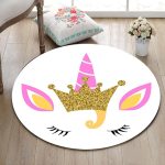 Tapis Rond Deux Yeux | Mon Tapis Rond