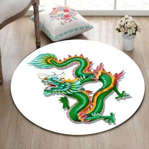 Tapis Rond Dragon | Mon Tapis Rond