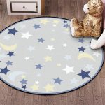 Tapis Rond Fille Étoile | Mon Tapis Rond