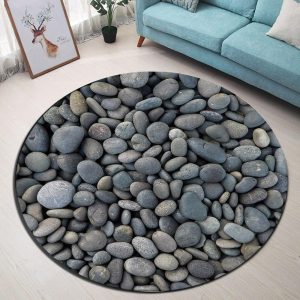 Tapis Rond Galet | Mon Tapis Rond