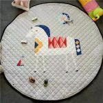 Tapis Rond Gris 150 cm | Mon Tapis Rond
