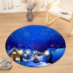 Tapis Rond Hiver | Mon Tapis Rond