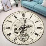 Tapis Rond Horloge | Mon Tapis Rond