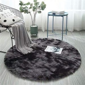 Tapis Rond Imitation Fourrure | Mon Tapis Rond