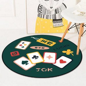Tapis Rond Jeu de Carte | Mon Tapis Rond