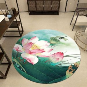 Tapis Rond Libellule | Mon Tapis Rond