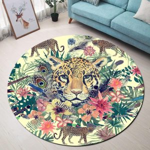 Tapis Rond Lionceau | Mon Tapis Rond