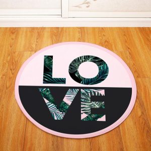 Tapis Rond Love | Mon Tapis Rond