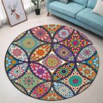 Tapis Rond Mandala Salon | Mon Tapis Rond