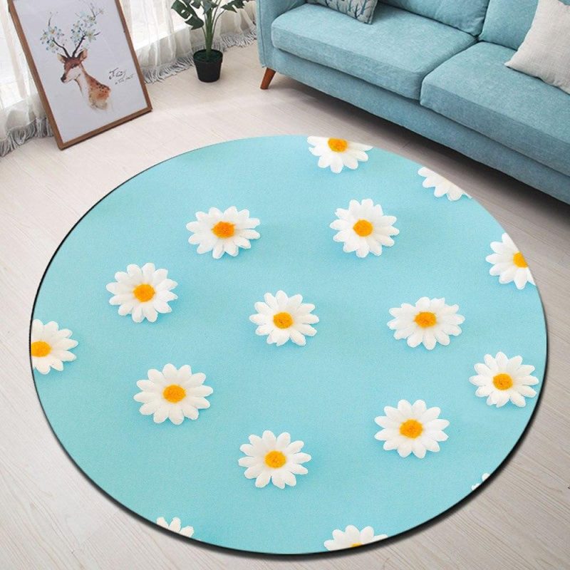 Tapis Rond Marguerite | Mon Tapis Rond