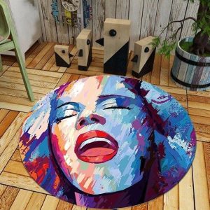 Tapis Rond Marilyn Monroe | Mon Tapis Rond