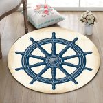 Tapis Rond Marin | Mon Tapis Rond