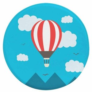 Tapis Rond Montgolfière | Mon Tapis Rond