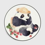 Tapis Rond Motif Panda | Mon Tapis Rond