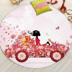 Tapis Rond Motif Voiture  | Mon Tapis Rond