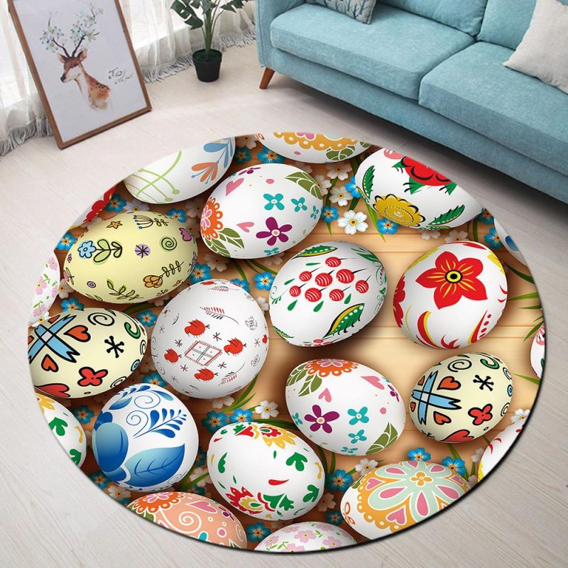 Tapis Rond Oeuf | Mon Tapis Rond
