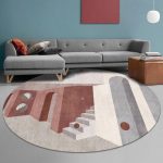 Tapis Rond Oeuvre D'Art | Mon Tapis Rond
