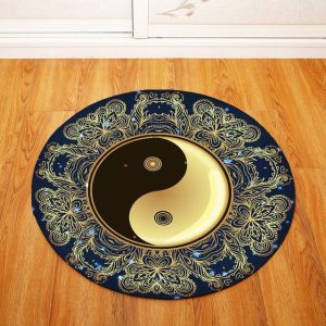 Tapis Rond Paix Et Harmonie | Mon Tapis Rond